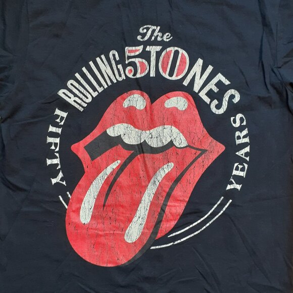 The Rolling Stones - Fifty Years - New Medium Black T-Shirt - Picture 2 of 4